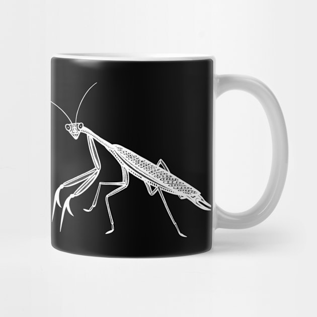 Praying Mantises in Love - cute and fun insect design by Green Paladin